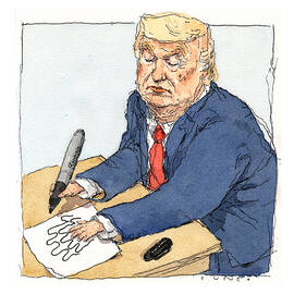 Trump's Shrinking Hand by John Cuneo