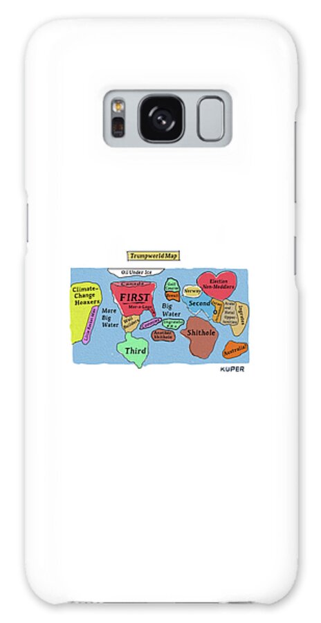 Galaxy Case - Trumpworld Map by Peter Kuper