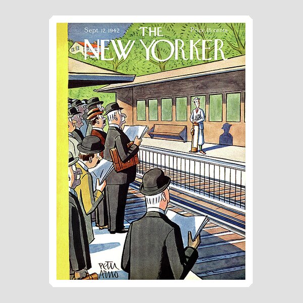 New Yorker September 12, 1942 Sticker