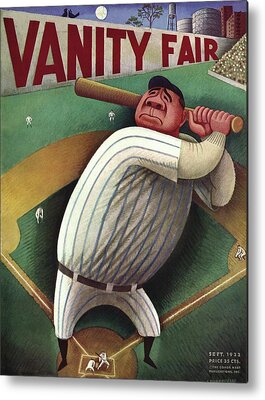 Baseball Metal Prints