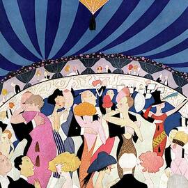 Vanity Fair Cover Featuring Elegant Dancers by A. H. Fish