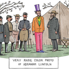 Very Rare Color Photo of Abraham Lincoln by Joe Dator
