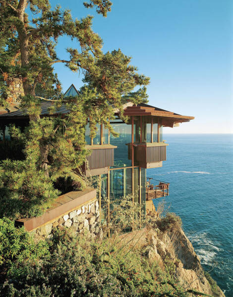 View Of Hotel Near Seaside Art Print