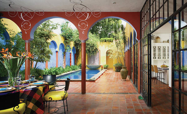 Wall Art - Photograph - View Of Interior Restaurant by Scott Frances
