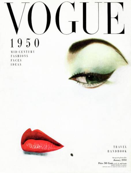 Vogue Cover Of Jean Patchett Art Print