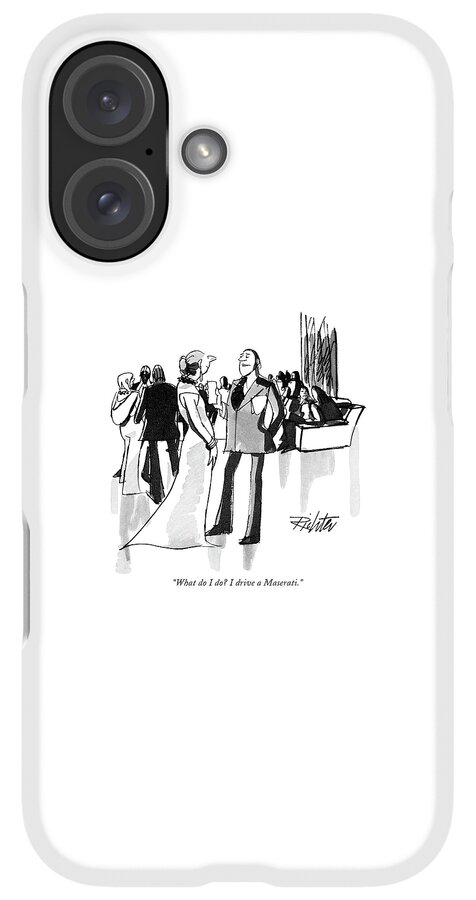iPhone Case - What Do I Do? I Drive A Maserati by Mischa Richter