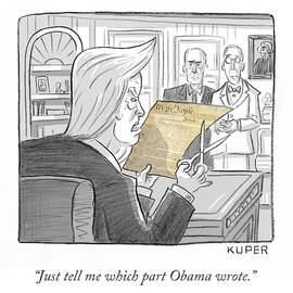 What Obama Wrote by Peter Kuper