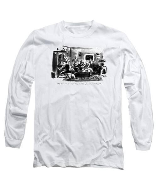 Why Don't We Make It Simple This Year Long Sleeve T-Shirt