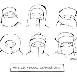 Winter Facial Expressions by Maggie Larson