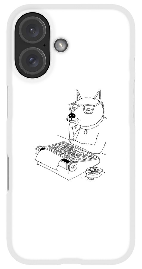 iPhone Case - Woof by Edward Steed